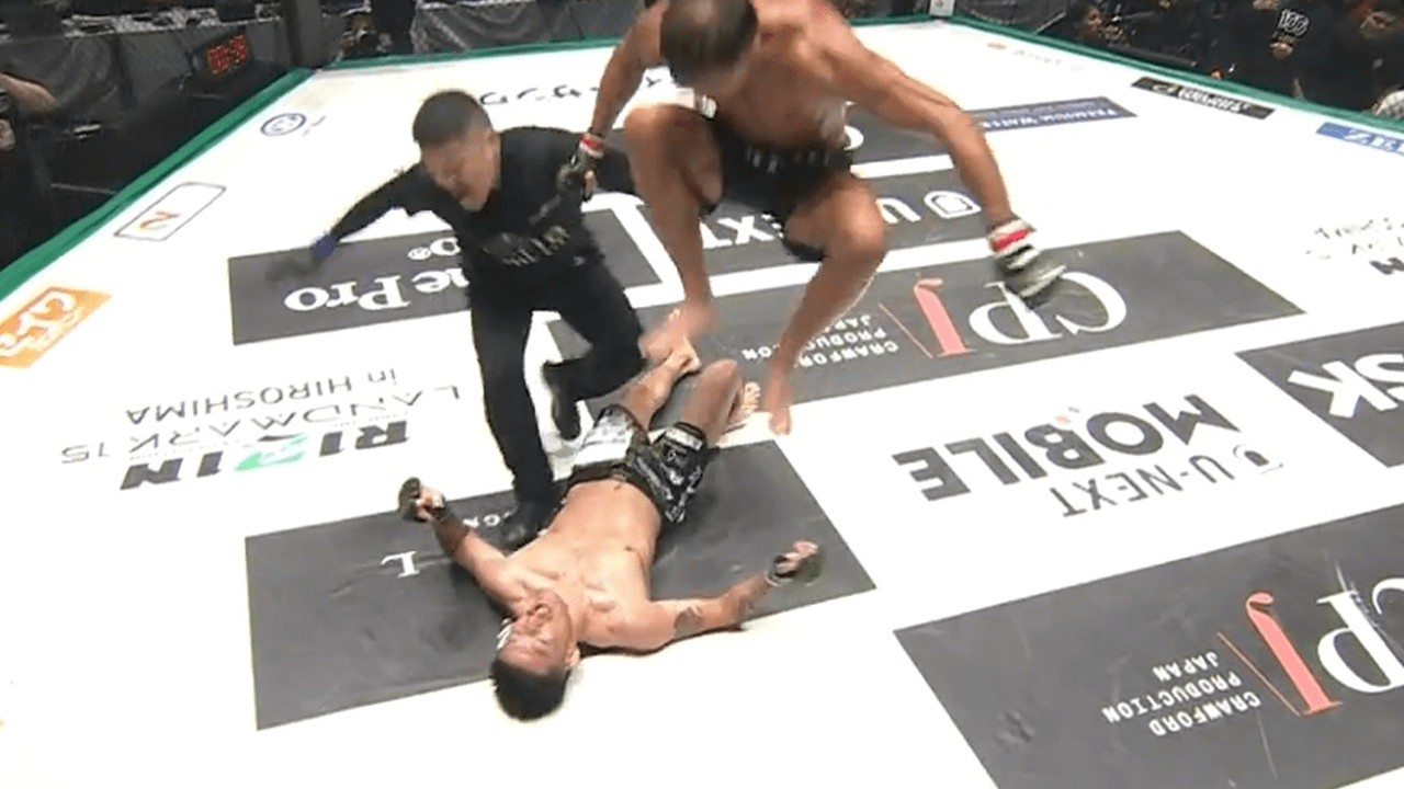 RIZIN Landmark 15 results and closing odds graphic